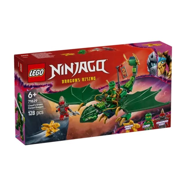 【LEGO 樂高】旋風忍者系列 71829 勞埃德的綠色森林龍(忍者積木 兒童玩具 猛龍崛起 禮物)