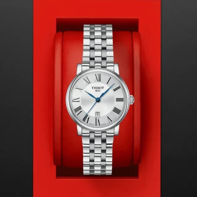 【TISSOT 天梭 官方授權】CARSON系列 簡約時尚腕錶 畢業禮物 送禮 推薦(T1222101103300)
