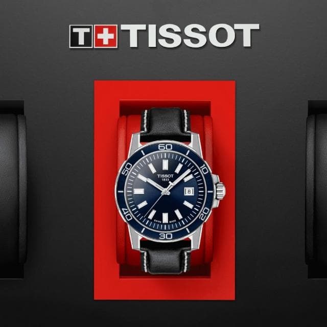 【TISSOT 天梭 官方授權】SUPERSPORT 時尚簡約腕錶 母親節 禮物 推薦(T1256101604100)