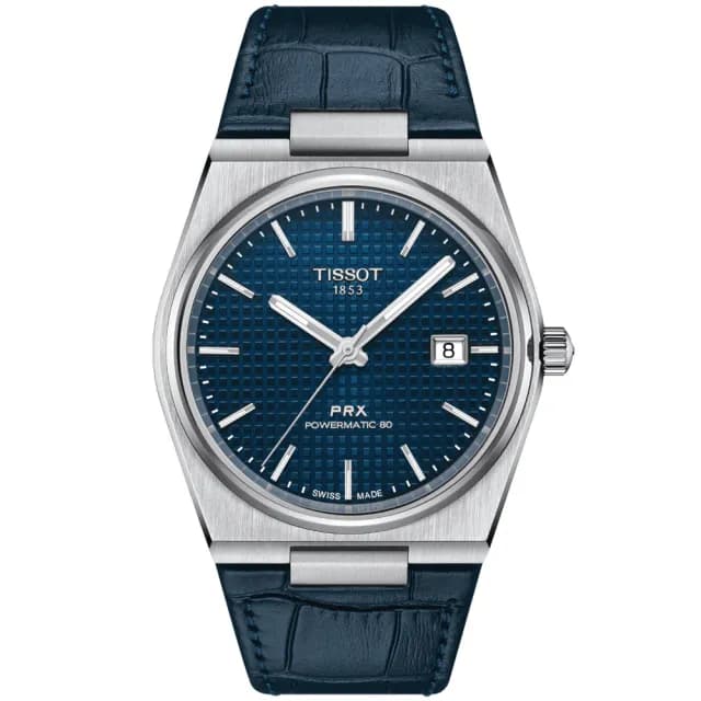 【TISSOT 天梭 官方授權】PRX系列 1970年代復刻 機械腕錶 畢業禮物 送禮 推薦(T1374071604100)