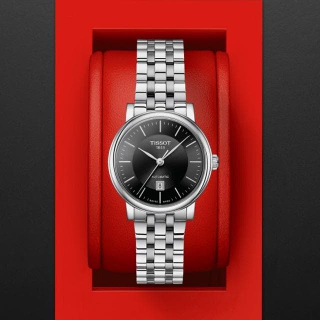 【TISSOT 天梭 官方授權】CARSON系列 機械腕錶 母親節 禮物 推薦(T1222071105100)