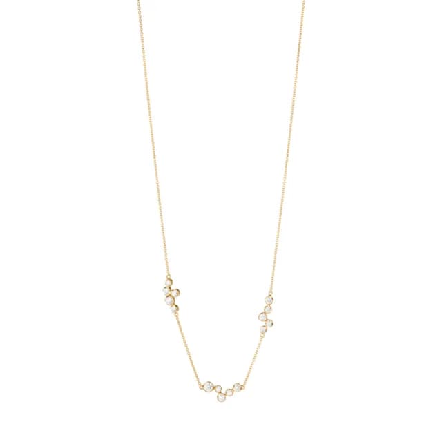 【Georg Jensen 官方旗艦店】GEORG JENSEN SIGNATURE DIAMONDS 項鍊(18K黃金 鑽石 項鍊)