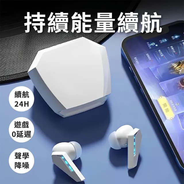 【DA】M10 電競入耳式藍牙耳機(24H續航｜NCC認證)