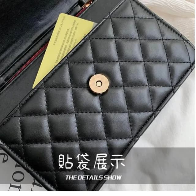 【MoonDy】情人節禮物 女包 包包 小香風 女包包 小包包 手提包 2022新款 小方包 鏈條包 手提包斜挎包 黑色