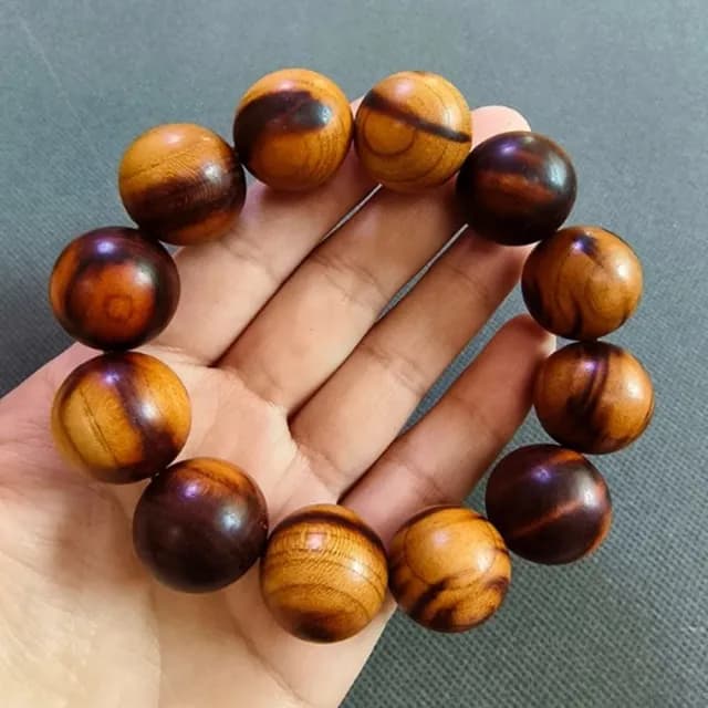 【Penny珮妮】雷擊木佛珠手鍊12mm(母親節 父親節 送男友 交換禮物  生日禮 情人節 尾牙 新年 結婚)