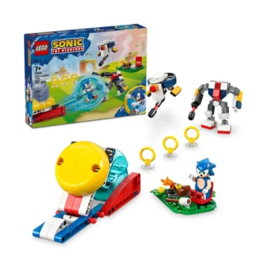 【LEGO 樂高】音速小子系列 77001 索尼克的營火激戰(任天堂 兒童玩具 積木 禮物)