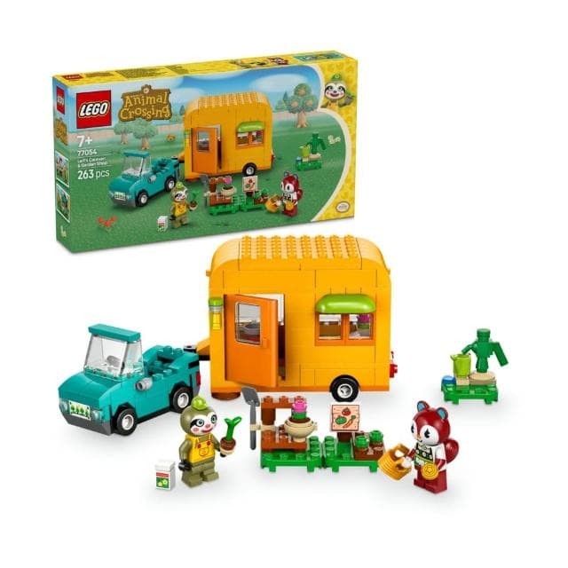 【LEGO 樂高】動物森友會 77054 然然的旅行園藝店(扮家家酒 任天堂 兒童玩具 積木 禮物)