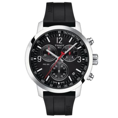【TISSOT 天梭 官方授權】PRC200 CHRONOGRAPH 三眼計時腕錶 畢業禮物 送禮 推薦(T1144171705700)