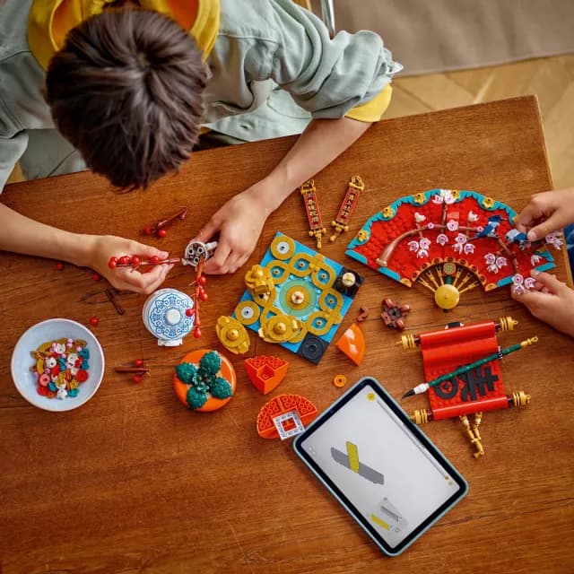 【LEGO 樂高】節慶系列 80117 五福迎春(新年賀禮 蛇年禮物 送禮)