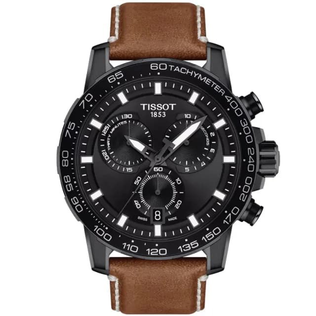 【TISSOT 天梭 官方授權】SUPERSPORT CHRONO 三眼計時腕錶 畢業禮物 送禮 推薦(T1256173605101)