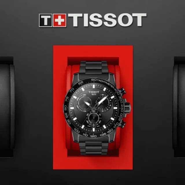 【TISSOT 天梭 官方授權】SUPERSPORT CHRONO 三眼計時腕錶 雙11 特惠 推薦(T1256173305100)