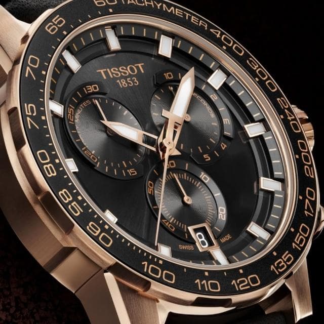 【TISSOT 天梭 官方授權】SUPERSPORT CHRONO 三眼計時腕錶 母親節 禮物 推薦(T1256173605100)