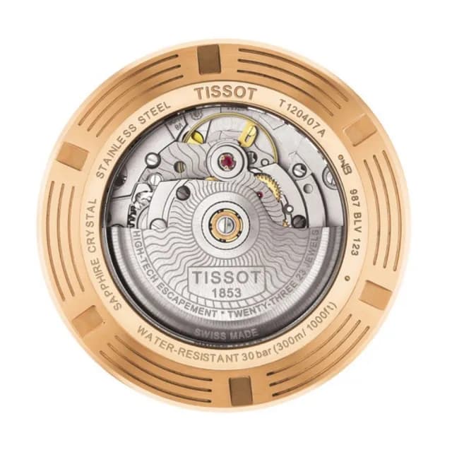 【TISSOT 天梭 官方授權】SEASTAR1000海星系列 潛水機械腕錶 七夕 情人節 禮物 送禮 推薦(T1204073705101)