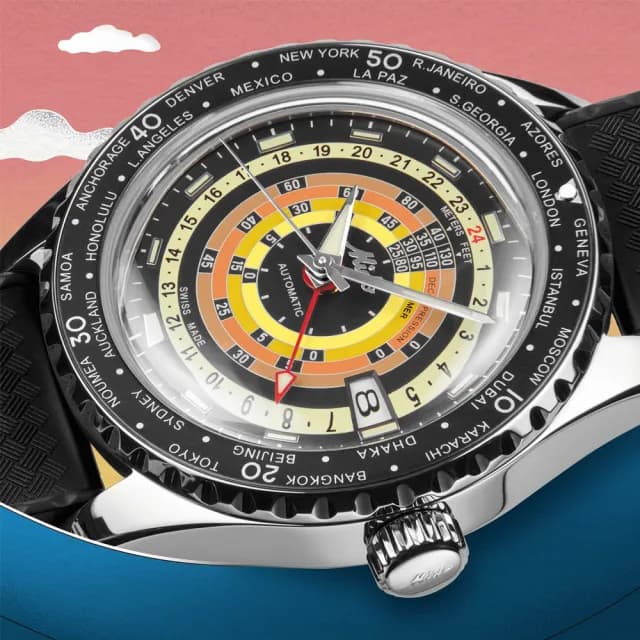 【MIDO 美度】OCEAN STAR 海洋之星 GMT 機械腕錶 父親節 禮物 送禮 推薦(M0268291705100)