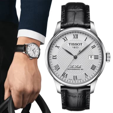 【TISSOT 天梭 官方授權】LE LOCLE 力洛克系列 機械腕錶 畢業禮物 送禮 推薦(T0064071603300)