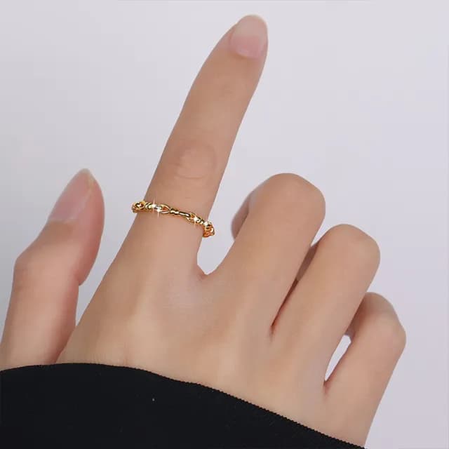 【KT DADA】情人節禮物 925 純銀戒指 k金戒指 戒指女 ins 可調節戒指 戒指女生韓版 女生禮物 女孩生日禮物