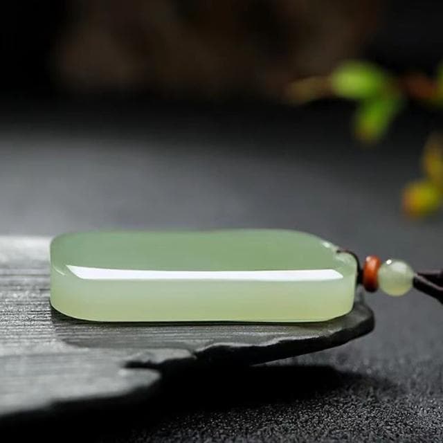 【Penny珮妮】阿富汗玉石無事牌吊墜項鍊毛衣鏈(母親節 父親節 情人節 生日 交換禮物 送女友 尾牙 新年)