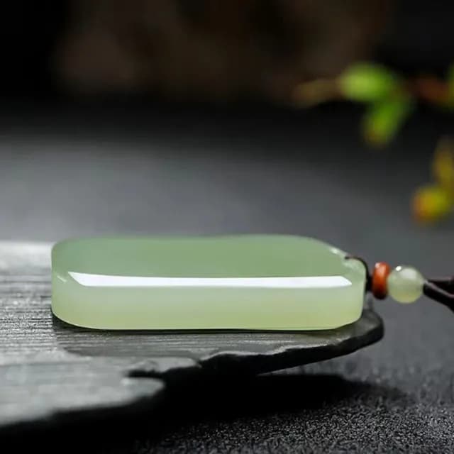 【Penny珮妮】阿富汗玉石無事牌吊墜項鍊毛衣鏈(母親節 父親節 情人節 生日 交換禮物 送女友 尾牙 新年)