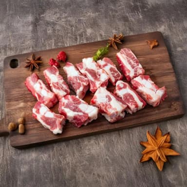 【海肉管家】伊比利黑豬軟骨 12包組(300g/包 中秋烤肉/燒烤必備)