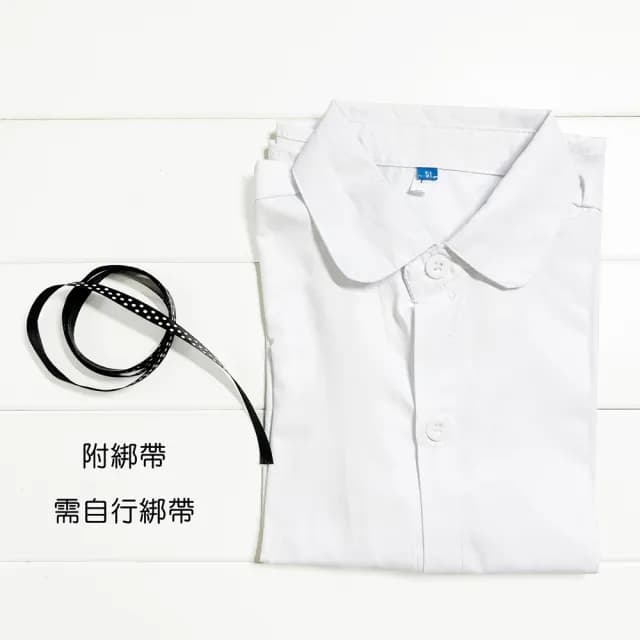 【橘魔法】氣質綁帶蝴蝶結長袖襯衫(女童 大童 白襯衫 花童 表演服裝 攝影 童裝 兒童)