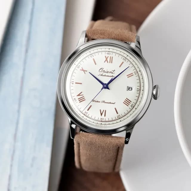 【ORIENT 東方錶】Classic Bambino 75週年 限量復古機械腕錶-40.5mm 父親節 送禮 自用(RA-AC0027S)