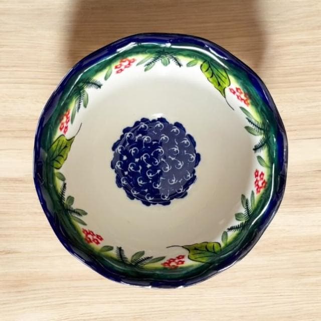 【Royal Duke】波蘭風手繪陶瓷4.5吋碗-四入組(入厝禮 交換禮物 餐具 飯碗 點心碗 花草藝術風 手工)