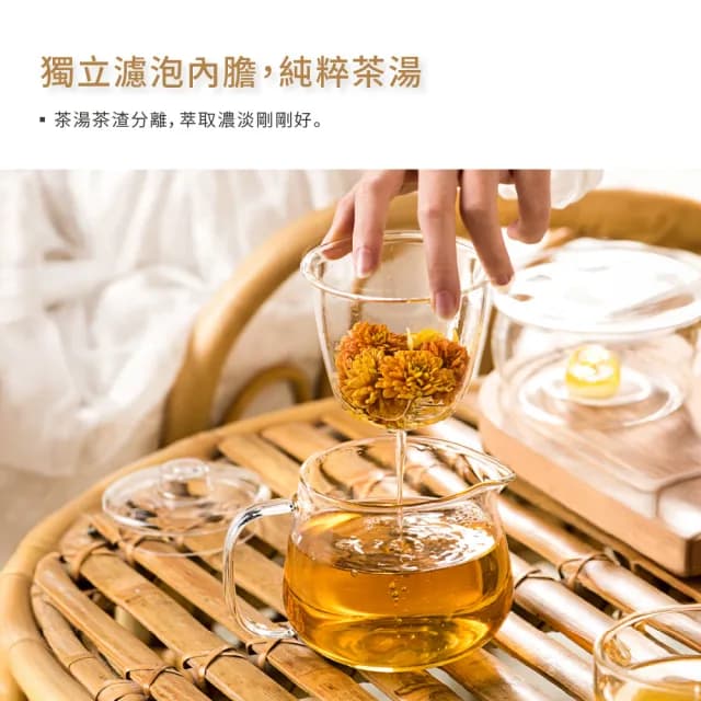 【美味好伙伴】耐熱玻璃壺 500ml + 溫茶座(花茶壺 茶壺 泡茶壺 暖茶座 茶具)