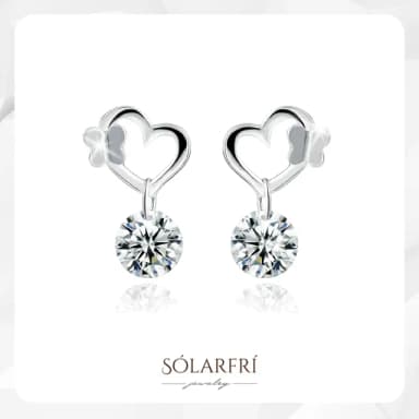 【SOLARFRi】銀針耳環｜優選親膚材質配戴舒適 附品牌禮盒包裝(閨蜜情人女友母親老婆禮物)