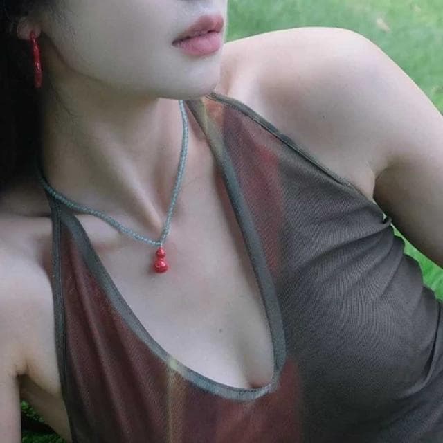 【KT DADA】鎖骨鏈 古風項鍊 串珠項鍊 葫蘆 吊墜 項鍊 男女通用 生日禮物 小眾設計 新中式 百搭