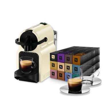 【Nespresso】膠囊咖啡機 Inissia(探索禮盒120顆迎新會員組/送禮/入厝/義式/隨身)
