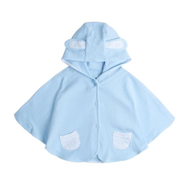 【Baby童衣】新生兒純棉動物披風 寶寶外套 42071(嬰兒服)