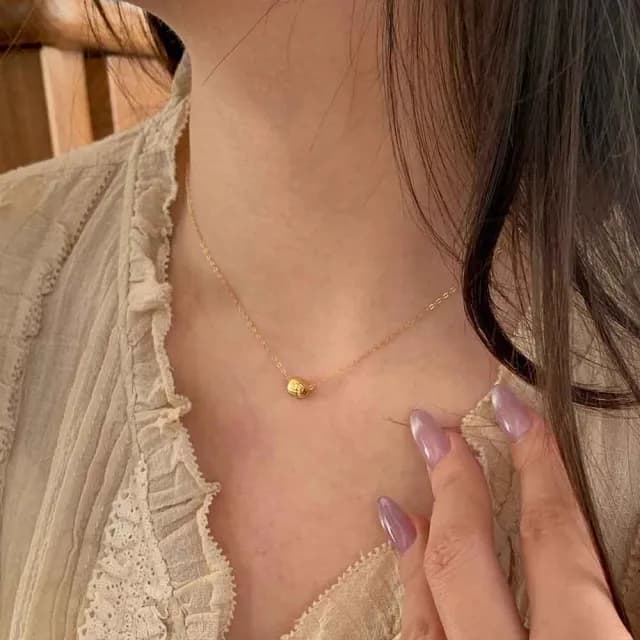 【KT DADA】幾何項鍊 銀項鍊 閨密項鍊 S925 純銀項鍊 簡約 項鍊女 生日禮物 INS 小紅書 百搭 氣