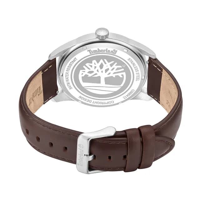 【Timberland】天柏嵐 NORTHBRDIGE系列 經典大樹大三針手錶-綠/45mm 禮物 送禮 推薦(TDWGB0041206)