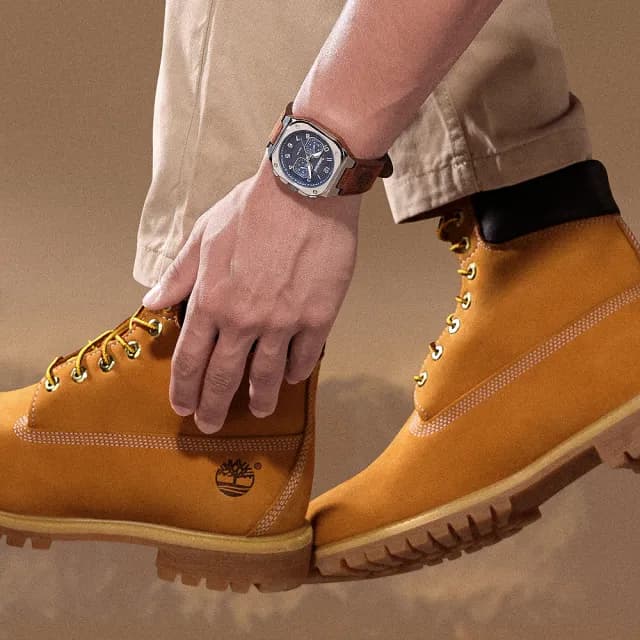 【Timberland】MACKINAC系列 冒險精神 兩地時間方形腕錶 手錶-藍 禮物 送禮 推薦(TDWGF0055003)