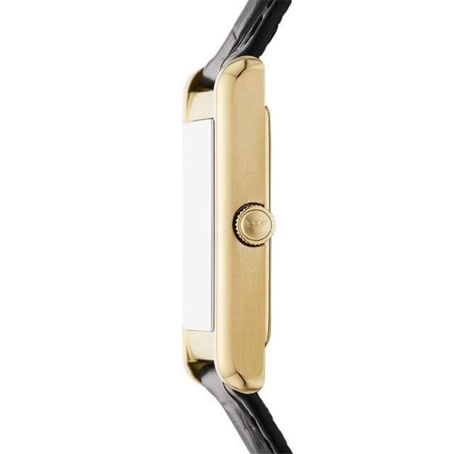【EMPORIO ARMANI】亞曼尼 復古方形日期手錶-25mm 母親節 送禮 禮物(AR11666)