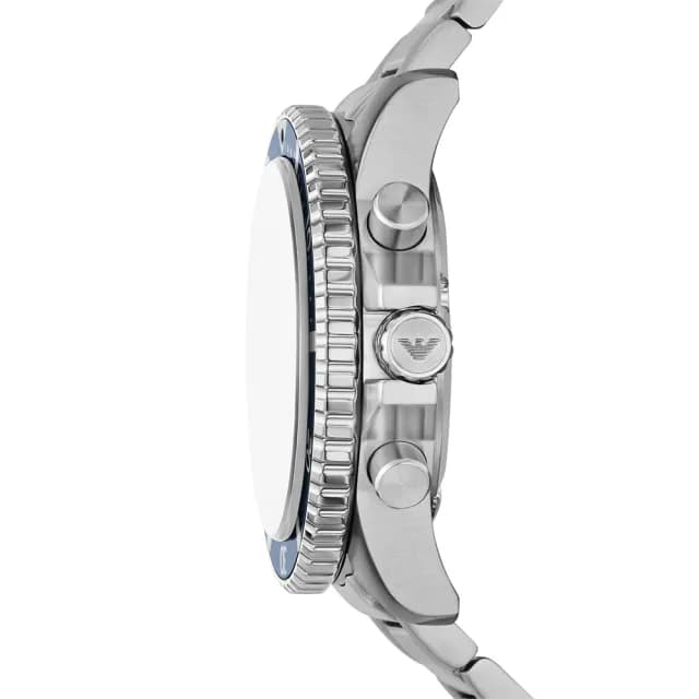 【EMPORIO ARMANI】亞曼尼 World Explorer 太陽能三眼計時手錶-43.5mm 禮物 送禮 推薦(AR11681)