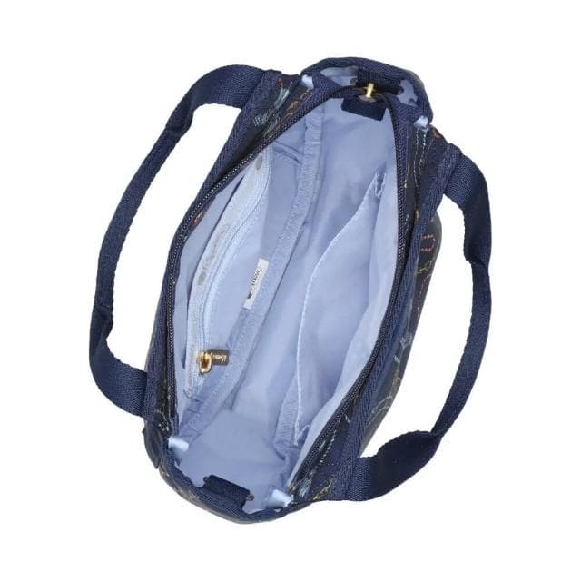 【Lesportsac】斜背手提兩用包 側背包 隨身包 母親節 送禮 禮物(湛藍海鍊)