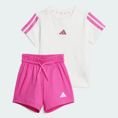 【adidas 愛迪達】ESSENTIALS 運動套裝   嬰幼童裝 JD6480