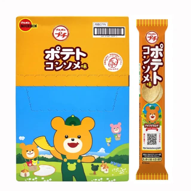 【Bourbon 北日本】一口濃湯洋芋片(10入組)