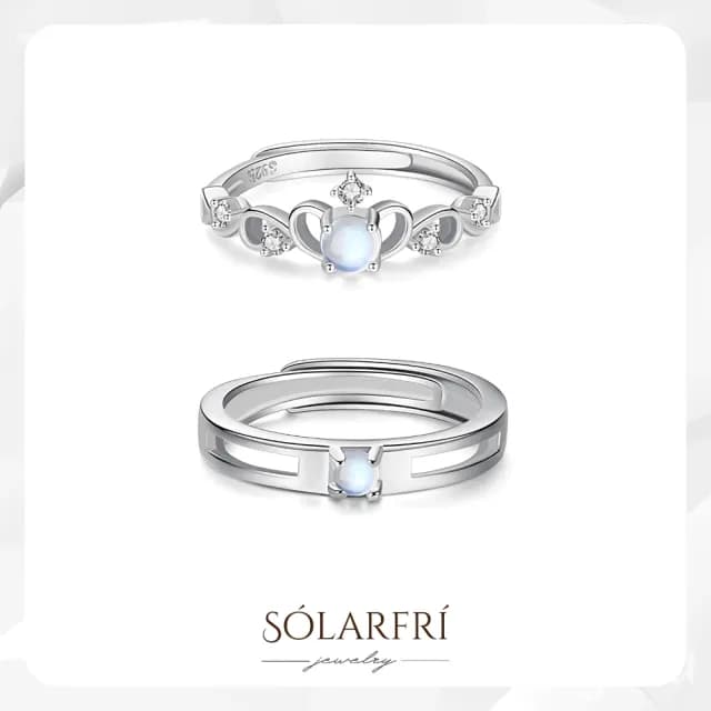【SOLARFRi】輕奢閃耀戒指｜可調整戒圍大小禮盒包裝(女友老婆情人生日求婚紀念日禮物)