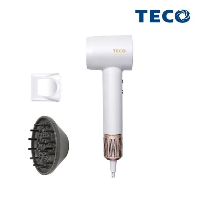 【TECO 東元】2億負離子高速吹風機XYFXZ101(2億負離子/SGS/烘髮罩/烘罩/熱風罩/捲髮罩/高速吹風機)