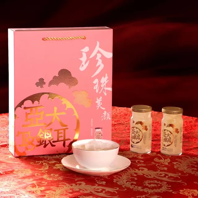 【亞大T8銀耳】美妍珍珠白木耳露禮盒150gx6入/盒(送禮推薦/年節禮盒/伴手禮/年節禮盒)