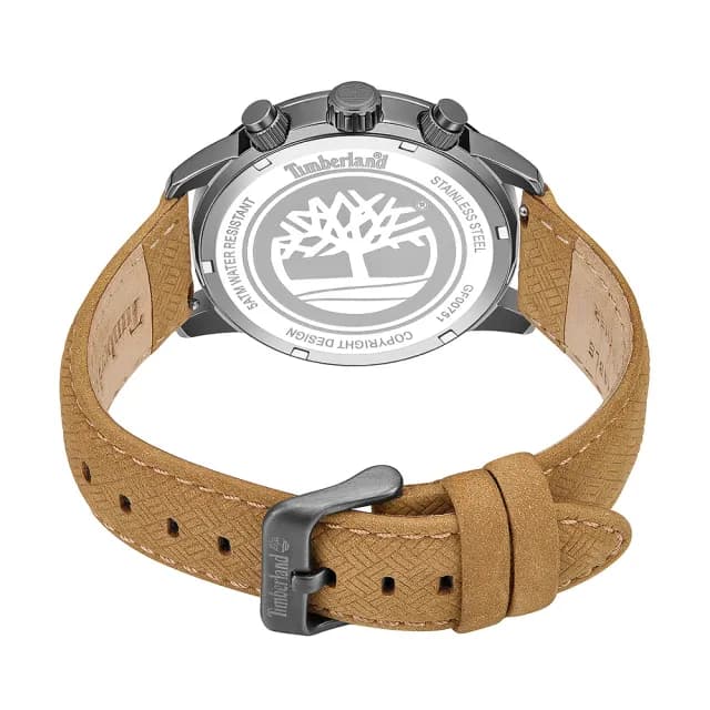 【Timberland】天柏嵐 RAYNHAM系列 兩地時間 多功能手錶-鐵灰 禮物 送禮 推薦(TDWGF0075102)