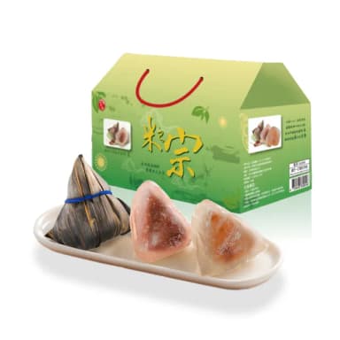 【台灣好粽】經典冰心粽60g*6入/盒｜附提盒｜3盒(2025新口味/端午/麻糬/甜點/禮盒/送禮/自用)