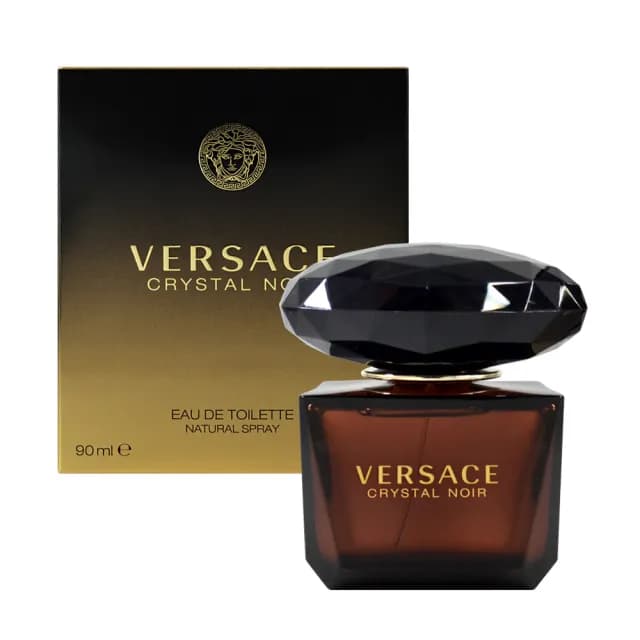 【VERSACE 凡賽斯】星夜水晶女性淡香水 90ml(Crystal Noir平行輸入)