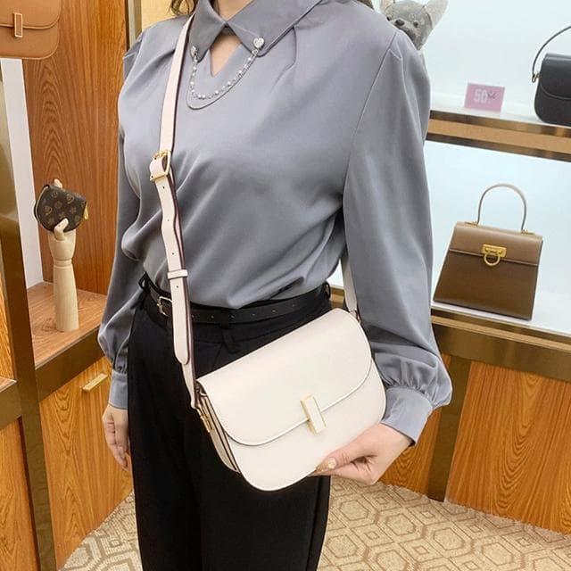 【MoonDy】包包 單肩包 斜背包 豆腐包 真皮斜背包 復古包包 馬鞍包 包包女 真皮包包 牛皮包包 白色包 禮物