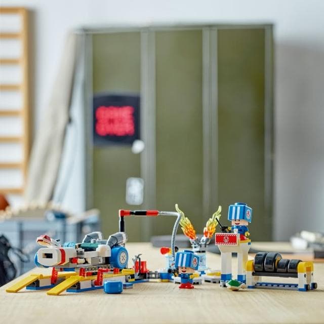 【LEGO 樂高】超級瑪利歐系列 72035 瑪利歐賽車－奇諾比奧的車庫(MarioKart 任天堂 玩具車 兒童積木 禮物)