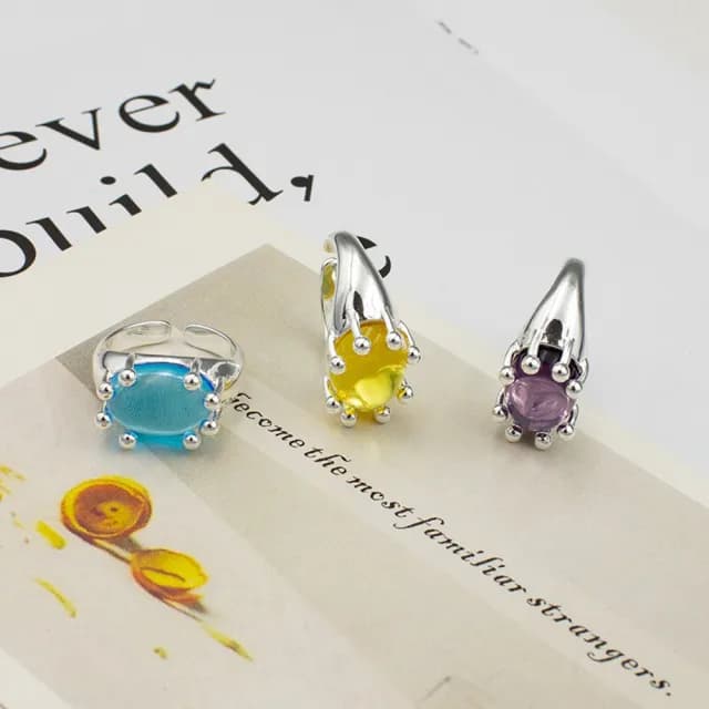 【LEESA】可調節戒指\戒指\飾品\禮物\戒指女生\小戒指\閨蜜戒指\情侶對戒\開口戒指\個性戒指\百