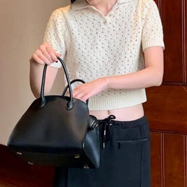 【LEEHER】女生/包包/復古包包/牛皮包包/單肩包/大容量手提包/通勤包/托特包/枕頭包/真皮手提包/禮物