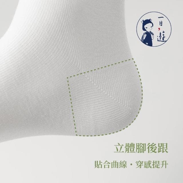 【NicoFun 愛定做】2雙 森林系 無骨中筒襪 堆堆襪 羅紋襪 針織襪 木質 禮物(女襪22-24.5cm)